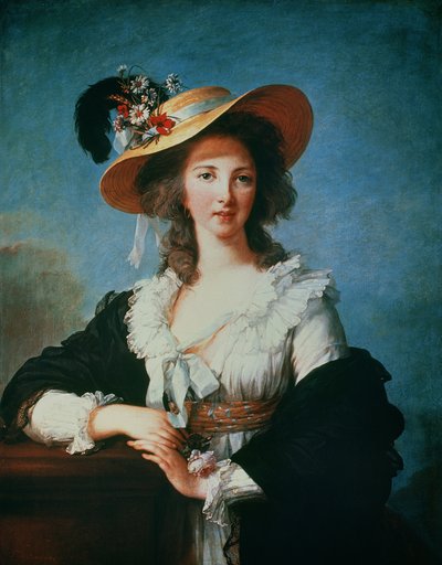 Portrait of the Duchess of Polignac by Elisabeth Louise Vigee Lebrun